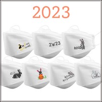 [라로] 계묘년 토끼 마스크 3D입체형 25매 새해 신년 선물 / 인쇄마스크 / 대형 / 소형, Design_3