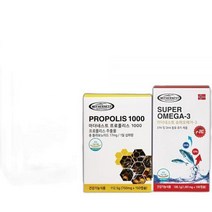 [마더네스트] 호주산 프로폴리스1000+rTG슈퍼오메가3 100캡슐 선물세트