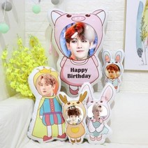 인형 쿠션 캐릭터 봉제 완구 수면 직수입 모찌 변백현 피규어 뽀글뽀글 여자 인간형 잠자리 베개 맞춤 만들기, 04 인형 파파라치 60cm [고품질 양면, 01 분돈