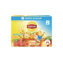 립톤 제로슈가 아이스티 믹스 복숭아 60개입 1개