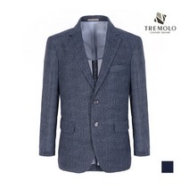 인디안 TREMOLO 멜란지 체크 싱글 투버튼 자켓_TGBFFVM3346