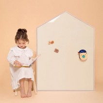 [바보사랑] 릴리후스 원톤 L 유아 자석 칠판 보드, 상세 설명 참조, 색상:핑크 / 프레임:브라운