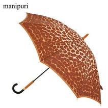 [쿠폰 있음] [당일 발송] 매니 푸리 manipuri 맑은 양 겸용 장산 레오파드 베그 양산 목제 핸들 일본제 UV 가공 발수 방수 우산 대나무 프린트 동물 선물 선물 여성 [당일 발송 국내 정규 취급점]