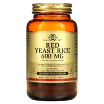 Solgar 홍국쌀 600mg 식물성 캡슐 120정