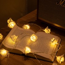 어반 LED 화이트로즈 가랜드 무드등 20구, 단품