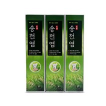 메디안 상쾌한 송천염 치약 120g X3개입, 없음