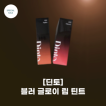[딘토] 블러 글로이 립 틴트 3.5g_14 colors_유리알 광택 글로이 틴트 물먹 립틴트 볼륨 틴트 가벼운 제형 촉촉한 윤광표현, 204 모데스티아, 1개
