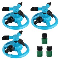 농업용 스프링클러 미니스프링클러 텃밭물주기 농사용 360도 회전 자동 정원 잔디 급수, 3 개 세트 b