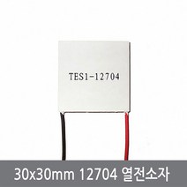 싸이피아 CD6 펠티어 열전소자 30x30mm 4A 수냉 냉각 12704