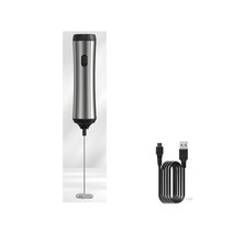 계량 전기 우유 거품기 커피 믹서 핸드 usb 충전식 비터 벽 마운트 계란 유형 편리한 작은 전원, USB B