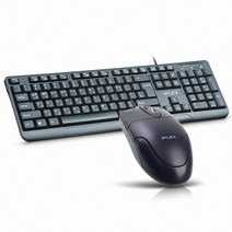 건평정보통신 IPLEX KP-7400PU 유선 키보드 마우스 세트 블랙 (PS2 USB), 선택하세요