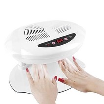 네일 드라이어 지능형 센서 핫 & 콜드 에어 폴리시 건조 팬 매니큐어 도구 미국직송 300710, 110V_White