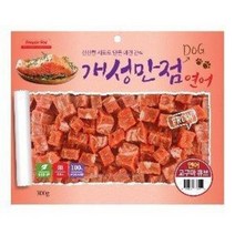 강아지 개성만점 연어고구마 큐브 300g