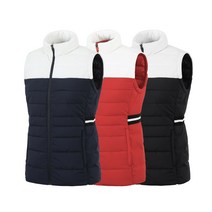 [당일발송]90퍼센트 프리미엄 여성 벨보아 경량 패딩 골프 조끼 집업 빅사이즈(95~110) VW134