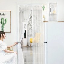 문 모기장 90x210cm 화이트 캠핑모기장 탈부착방충망 방문방충망 붙이는방충망 초미세방충망 미니모기장 특대형모