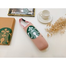 스타벅스 텀블러 파우치 550ml, 핑크