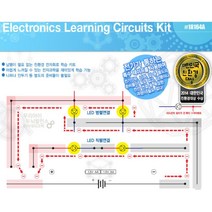 전기 LED 직렬 병렬 실험 놀이 키트 고무동력기 과학키트 과학교구 글라이더 과학놀이
