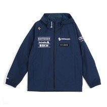 [데상트] 바람막이 JQS SM323SJK91-NAVY 스위스 스키팀 후드형 우븐자켓