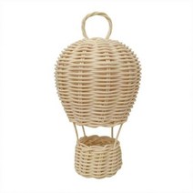 라탄 등나무 뜨거운 공기 풍선 손으로 짠 작은 펜던트 매력 액세서리 장식, 1.Hot Air Balloon