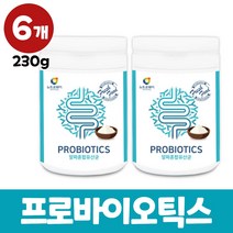 프로바이오스틱 혼합 유산균 분말 가루 프로바이오틱스 국내 제조 종균 probiotics 푸로바이오틱스 락토바실러스 루테리 카제이 람노서스 프러바이오틱스 프로바이오스틱스 대용량, 6개, 230g