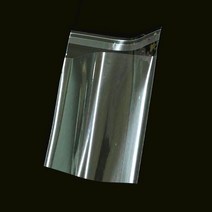 접착식 포장 BM OPP 비닐 봉투 투명 폴리백 17cmX23cm+4cm 200장, 1개