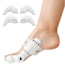 무지외반증 운동 의료기기 교정기 발가락 교정용 부목 보조기 실리콘세트 NEW BK-200, 2세트 (본품2세트+데니스브라운 4세트)