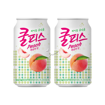 쿨피스 복숭아맛, 350ml, 20개