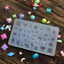 [네일룸] 네일몰드 레진아트 실리콘몰드 보석스톤 나비몰드 나비네일몰드, 멀티실리콘몰드-01.보석