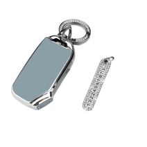 키에티 기아 신형 카니발 4세대 스팅어 셀토스 실버라인 키케이스 + 분실방지 큐빅번호판, 기아신형/KN04, 그레이 실버라인