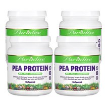 파라다이스허브 완두콩 단백질 무맛 454g(16oz), 454g, 4개