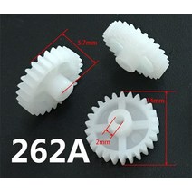 1+2 랙기어 262a 0 5m 26 이빨 구멍 2mm diy 모델 모터 부품, 26개의 치아, 2mm 타이트