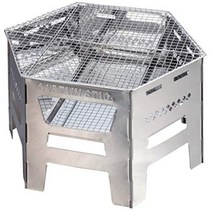 일본직송 캡틴 스태그 바베큐 스토브 모닥불 팬 스테인레스 스틸 카마도 그릴 가방 UG-73