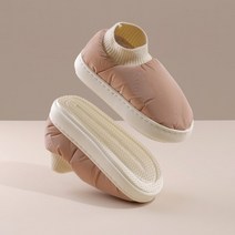 승마부츠 승마용품 남성 여성 승마화겨울 신발 2022 스노우 유지 패션 스트레치 니트 코튼 패딩 신발 방수 발목, 분홍색, 39-40