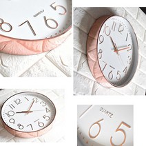 동그란시계 소리안나는 원형 무소음 병원 신혼집 원룸 거실 벽시계, 03_프리미엄 블랙실버