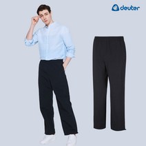 [도이터] 남성 타슬란 일자 팬츠 블랙