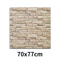 현관타일 현관데코타일 주방 거실벽 석재타일 홈장식 3D PVC 나뭇결 벽 스티커 종이 벽돌 돌 벽지 소박한, 03 C_02 70x38cm