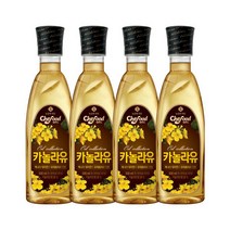 롯데푸드 식용오일 카놀라유 500ml x 4개 건강식용유 대용량 1세트, 2세트