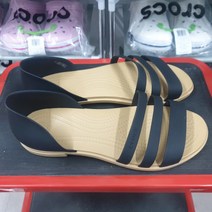 크록스 정품 NC고잔 여성 툴룸 오픈 플랫 여성샌들!! 206109-00W