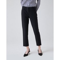 헤지스레이디스 HSPA-3A131 단색 나일론 스판 일자핏 팬츠