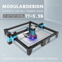 레이저커팅기 휴대형 소형 tt-5.5s 40w 레이저 조각 기계 압축 반점 고정밀 목공 절단 금속 가죽 레이저 마킹 프린터