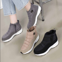 신알지 [국민방한화] 겨울 가벼운 신기좋은 따뜻한 털 봄 패딩 어그 운동화 여자 학생 기본 단목 안감 보아털 미끄럼방지 닦아신는 폴리 일상 평상 데일리슈즈