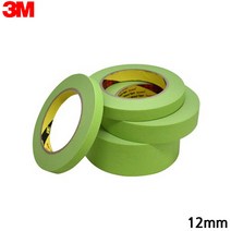 3M 종이 내열 마스킹테이프 233 차량용 12mm x 40M