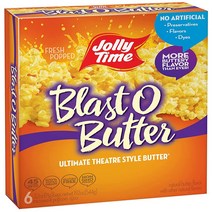 Jolly Time Blast O Butter Ultimate Theatre Style Microwave Pop Corn 3.2 Ounce (Pack of 6) Net weig, 1