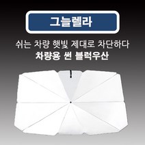 차량용 햇빛 가리개 차량 자동차 커튼 앞유리 차 운전석 우산형 커튼 선블럭 그늘막, 대형