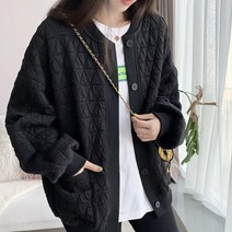 요모조모 2591 누빔 빈티지 스웨터 가디건 자켓