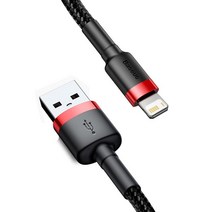 HDMI스위치 Baseus USB C 케이블 삼성 아이폰 8 빠른 충전 3.0 Linghting 화웨이 P30 Xiaomi 와이어, 02 For iPhone Cable_01 1m