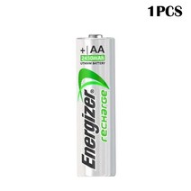 원격조정 리모컨 에너자이저 AA 1.2V NI-MH 충전식 배터리 마우스 손전등 면도기 카메라 완구용 2450mAh NIMH 사전 충전, 01 1PCS