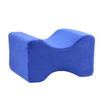 투레클로 임산부 다리 베개 다리 쿠션 사이 하이 폼 무릎 지지 쿠션, 사파이어