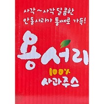 용서리 사과즙 안동사과 착즙주스 120ml 50포 100% 과일즙 과채주스