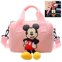 무선 게이밍 버티컬 손목 편한 마우스 mickey mouse new girl children single shoulder 기울어진 가방 귀여운 메신저 핸드백 kids black, 미니 키체인으로